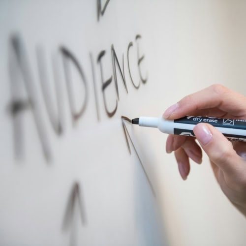 Keyword written on Whiteboard