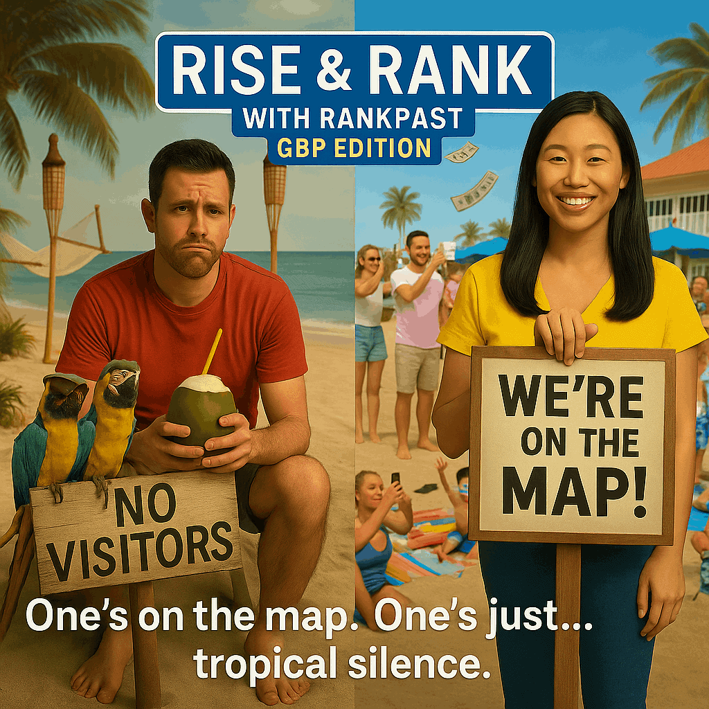 Rise and Rank with Rankpast - Google Business Profile Edition Promo - Tropical Silence cover